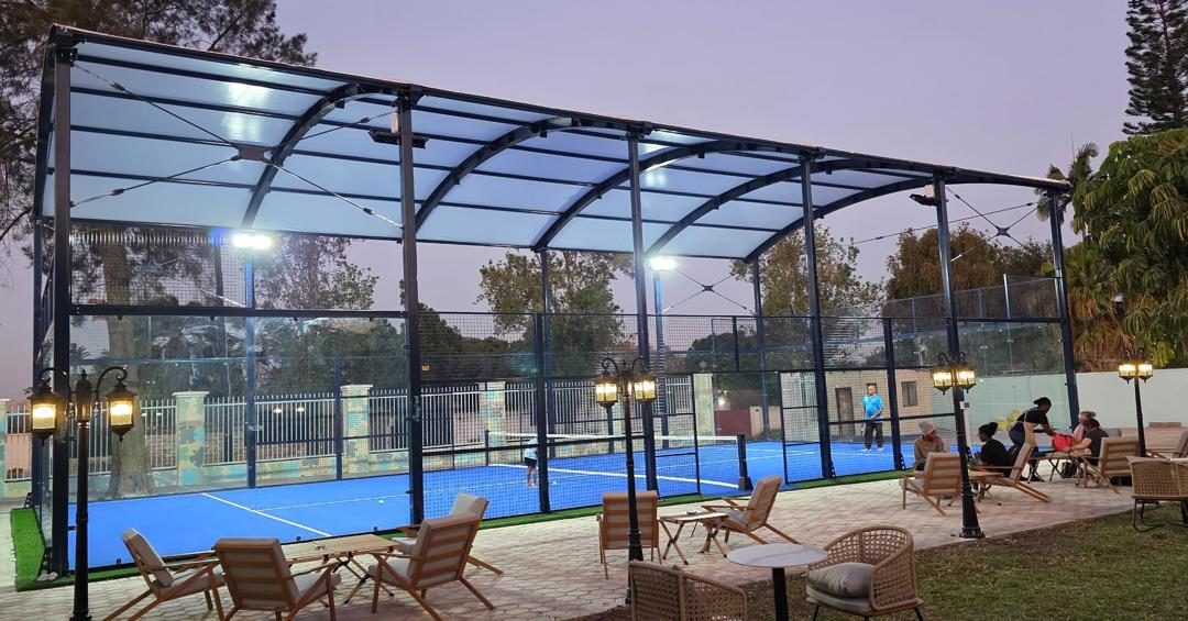 Evening padel session at The PlayPad